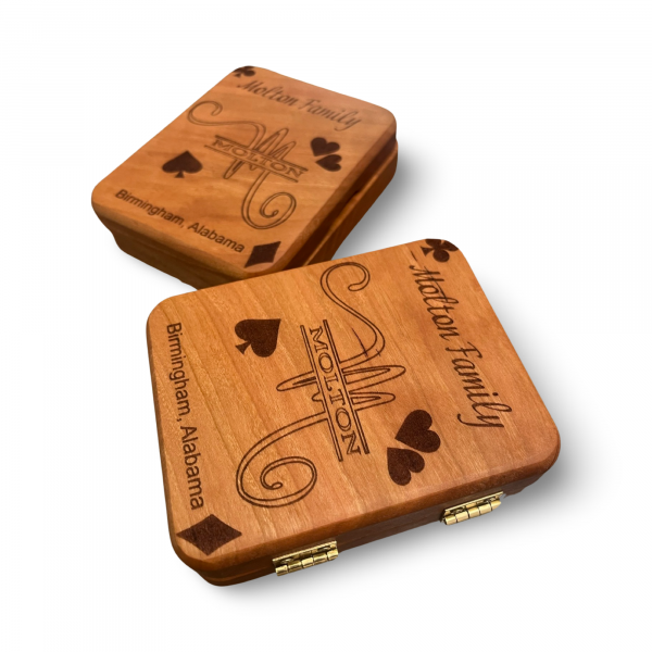 Cherry Wood Card Cases