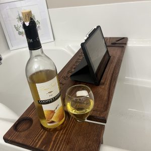 Modern Wood Bathtub Tray