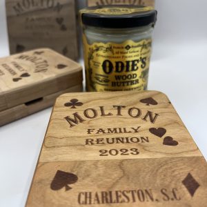 wooden card boxes