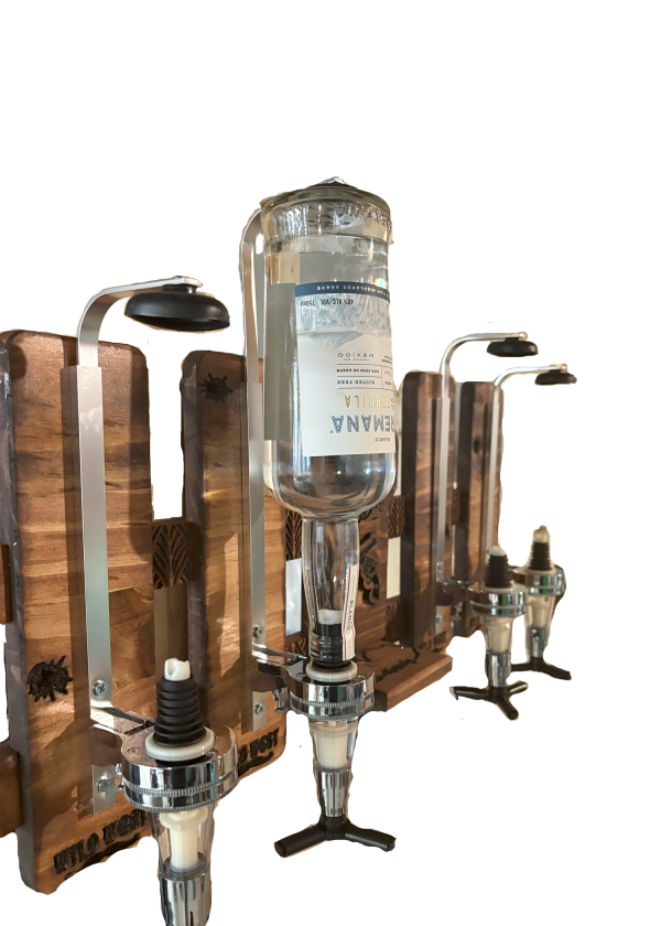 5 Panel Alcohol/Bourbon Dispenser with shot regulator - Image 5