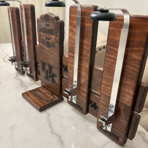 5 Panel Alcohol/Bourbon Dispenser with shot regulator